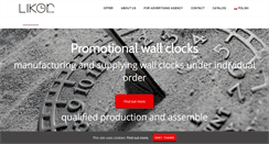 Desktop Screenshot of likor.pl